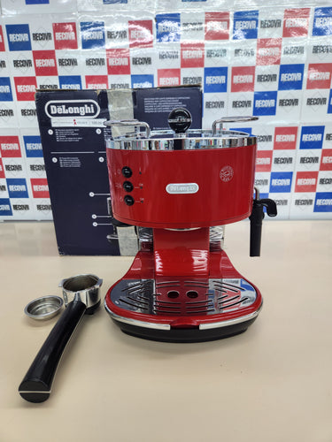 Cafetera Espresso 15 Bar 1,4L 1100W - De'Longhi Eco 311.R Acero Inoxidable Rojo